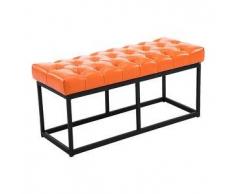 CLP Banco Amun B100 tapizado de cuero sintético metal naranja 46 cm