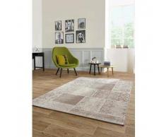 Benuta Alfombra de exterior Star Patchwork Taupe 80x150 cm