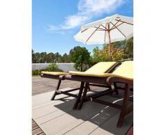 Benuta Alfombra para exterior & interior Metro Crema 200x290 cm