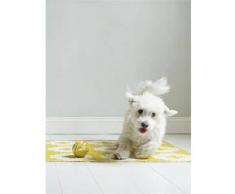 Brita Sweden Plástico Alfombra para exterior & interior Flower Amarillo 70x200 cm