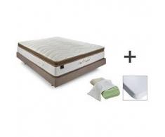 Pack Ahorro Colchón Viscoelástico Ingravity Dual Confort Fresh + Almohada 4 en 1+ Cubrecolchón Súper Transpirable 3D