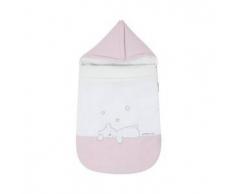 petit praia Saco para capazo con capucha pique PETIT PRAIA Dream rosa