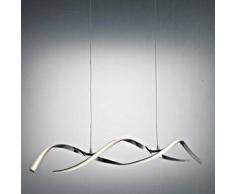 Lámpara de techo - LED barras largas onduladas 110 cm - Galba