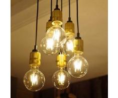 Lámpara de araña estilo estudio grande 6 luces - Sekka