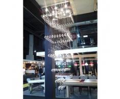 Lámpara de araña - de cristal 1,80m - Stockholm
