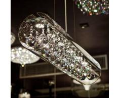 Lámpara de Techo cilíndrica LED 18W - Vidrio Cristal - Ino