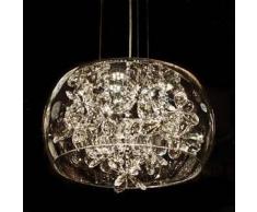Lámpara de Techo vidrio LED con cristales - Juno