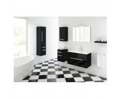 Mueble de baño modelo OLEX, negro 80 cm