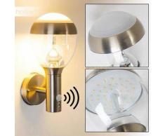 CORDOVA Aplique para Exterior LED Acero inoxidable, 1 bombilla - 750 Lumen - Moderno - Zona exterior - 3000 Kelvin - 2 - 4 días laborables .