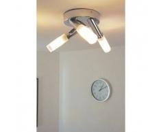 Rondo Lámpara de techo LED Cromo, 3 bombillas - 720 Lumen - Moderno/Diseño/vivienda Juvenil - Zona interior - 3000 Kelvin - 2 - 4 días laborables .