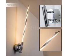 EDMONTON Aplique LED Cromo, Acero bruñido, 2 bombillas - 1600 Lumen - Moderno - Zona interior - 3000 Kelvin - 2 - 4 días laborables .