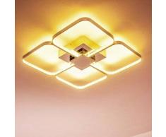 Sepino Lámpara de techo LED Cromo, 1 bombilla - 1500 Lumen - Diseño/vivienda Juvenil - Zona interior - 3000 Kelvin - 2 - 4 días laborables .
