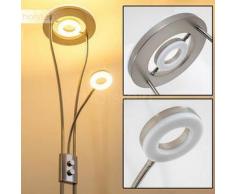Watino Lámpara de pie LED Níquel-mate, 3 bombillas - 1650/350 Lumen - Diseño - Zona interior - 3000 Kelvin - 2 - 4 días laborables .