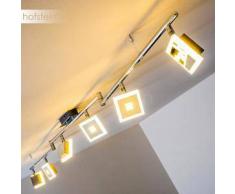 Baramita Lámpara de techo LED Cromo, 6 bombillas - 2822 Lumen - Diseño - Zona interior - 3000 Kelvin - 2 - 4 días laborables .