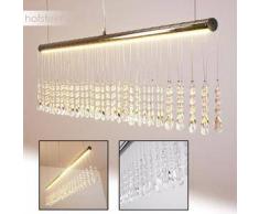 YORK Lámpara colgante LED Cromo, 1 bombilla - 1000 Lumen - Diseño - Zona interior - 3000 Kelvin - 2 - 4 días laborables .