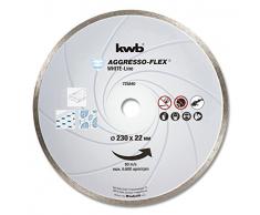 kwb 725840 Corte del disco 1pieza(s) accesorio para amoladora angular - accesorios para amoladoras angulares (Corte del disco, Cerámica dura, Mármol, Azulejo, Universal, Gris)
