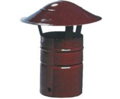 ALA 9775022 Chimenea, Esmaltados Con Gorro, Castañas, Diámetro: 12 cm