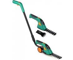 FLO 79501 - hierba inalámbrico y cortasetos con ruedas y asa
