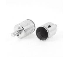 Sourcingmap a13060800ux0253 - 2 pcs diámetro del agujero de 28 mm vio taladro de base para el azulejo de cerámica de vidrio