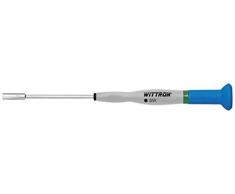 Witte Wittron - Destornillador de vaso hexagonal para trabajos de precisión (1,8 x 60 mm)