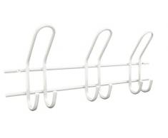 Perchero de barra con 3 ganchos de pared de hierro L 430 x B 165 x H 70 mm, 561900.0