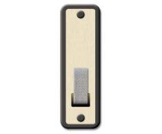 Schellenberg 53408 Softline - Tapa protectora para pasador de correa de persiana (para huecos de 16 cm, 64 x 148 x 9 mm), color dorado