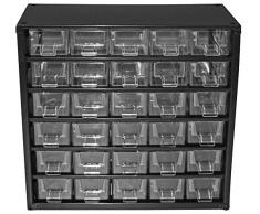 Skandia 1047726 metal, 30 cajón gabinete de almacenamiento, 282 mm 1, multicolor