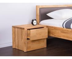 Beliani Cómoda De Madera - Cómoda Con 2 Cajones - Mesita De Noche - Carris Arras (29392)
