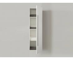 Beliani Estiloso Armario De Baño - Armario Colgante - Color Blanco - Mataro (18412)