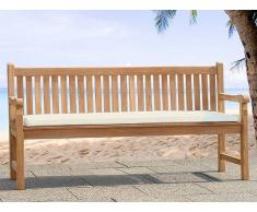 Beliani Colchón Para Banco De Jardín Toscana - Superficie 160 Cm - Color Beige (17319)
