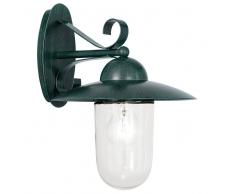 Eglo Milton Aplique De Luz Par Exteriores Verde Anticuado Alt. 31 Cm