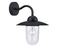 Eglo Milton Aplique De Luz Par Exteriores Negro Alt. 31 Cm