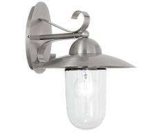Eglo Milton Aplique De Luz Par Exteriores Gris Acero Alt. 31 Cm