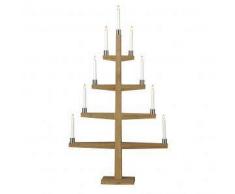 Xmas Living Glass Tall Árbol Led Natural