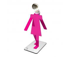 Thomas de Lussac Moonwalkette Cosmo Lámpara De Sobremesa Rosa