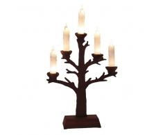 Xmas Living Glass Tree Lámpara Árbol Led Negro