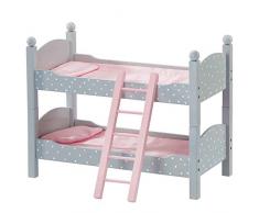 Olivias Little World - Polka Dots Princess 18, muebles de la muñeca, litera doble (Primary Products TD-0095AG)