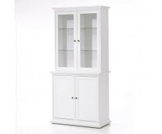 TVILUM Vitrina 4 puertas parís