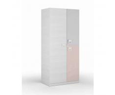 Armario infantil juvenil Pastel Pink - Color - Multicolor Pink Pastel
