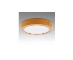 Topenergia Plafón de Techo de LEDs Circular de Superficie Ø224mm 18W 1450Lm 30.000H Color Amarillo