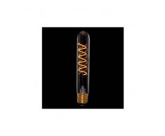 Topenergia Bombilla Vintage LED Dimmable T30 Olivia Vortice 4W E27 Vidrio Ámbar