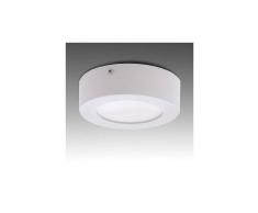 Topenergia Plafón de Techo de LEDs Circular de Superficie Ø120mm 6W 470Lm 30.000H