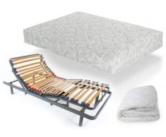 Pack ELEGANCE de Colchón Látex y Somier articulado 80x180