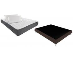 Ingravity Pack Ahorro Colchón de Muelles Ensacados Termalfresh Platinum y Canapé Fijo Relax Indra con Almohada Viscoelástica