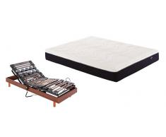 Dunlopillo Pack Ahorro Colchón Rubik Dunlop y Cama Articulada Eléctrica Kalma 12