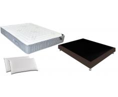 Ingravity Pack Ahorro Colchón Viscoelástico Termalfresh Relax, Canapé Fijo Indra y Almohada Viscoelástica