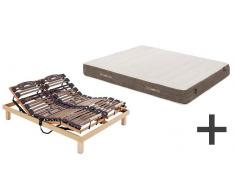 Dunlopillo Pack Ahorro Colchón Emoción 24 + Cama Articulada Epsilon Tap + Patas 21