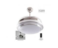 Fabrilamp Ventilador De Techo Selene 107cm Con Luz Led Y Control Remoto.