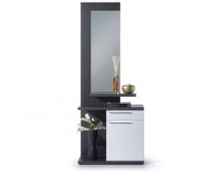 Blanco Mueble recibidor Kendra - Color - Blanco-gris ceniza