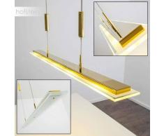 Honsel Lapis Lámpara colgante LED Latón, dorado, 5 luces - 1800 Lumen - Moderno/Diseño - Zona interior - 3000 Kelvin - 4 - 8 días laborables .